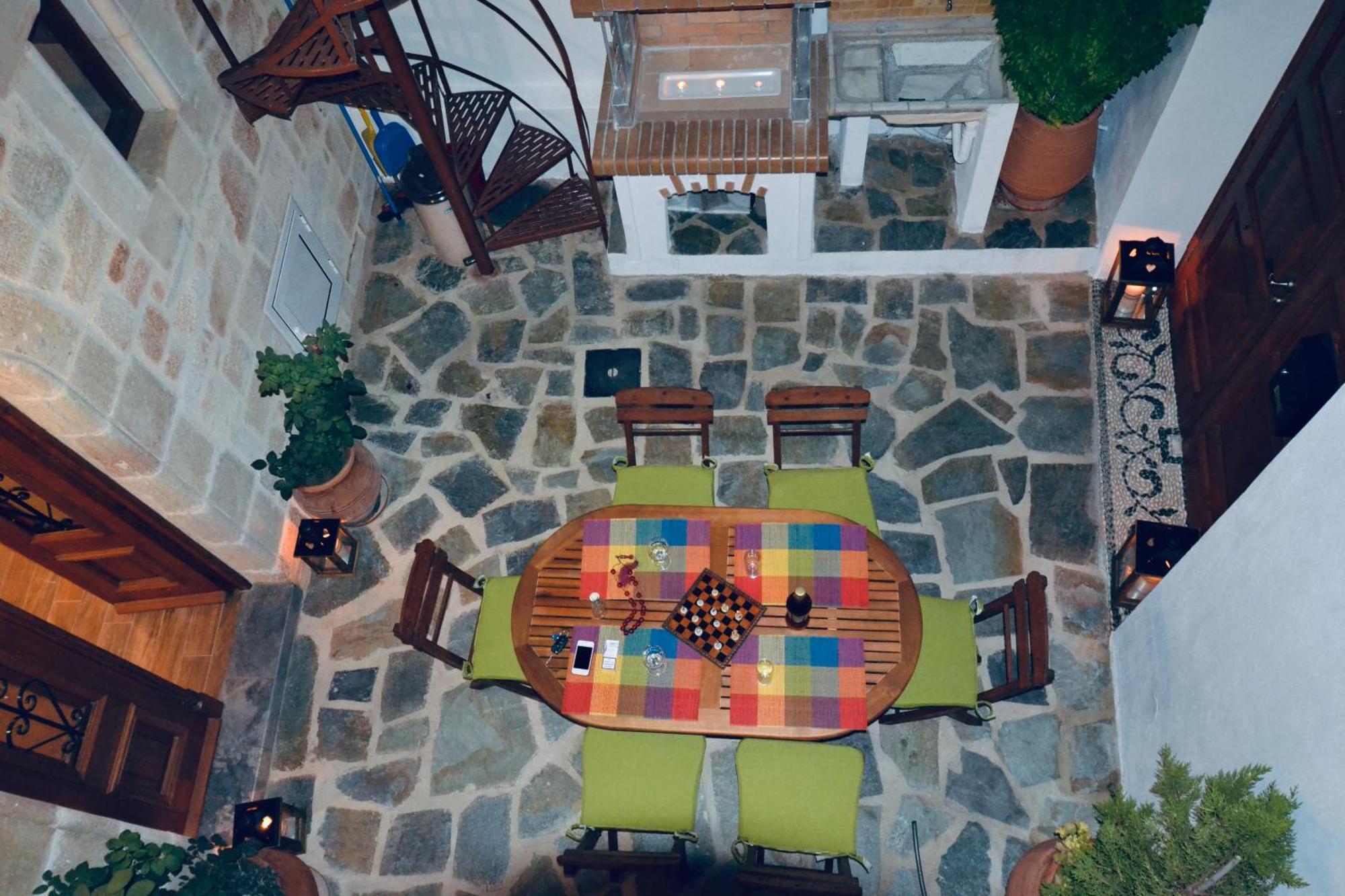 Villa Patitiri Traditional House With Hot Tub Archangelos  Zewnętrze zdjęcie